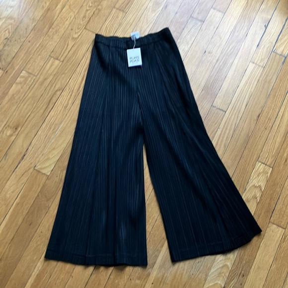 ISSEY MIYAKE Pleats Please Black "Thicker Bottom" Trouser JP 2 / US 0 - Picture 1 of 4